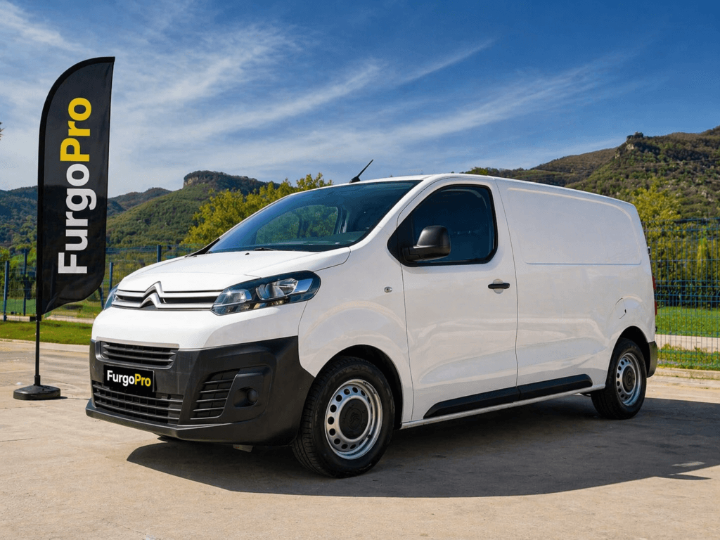 citroen jumpy furgoneta industrial de seguna mano lista para trabajar