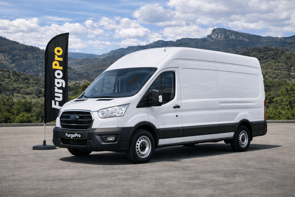 ford transit l3h3 furgon industrial grande segunda mano lista para trabajar