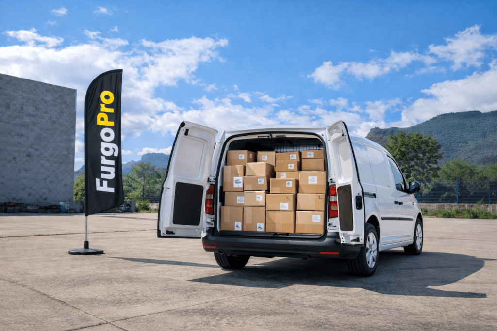 furgoneta perfecta para un autonomo que haga reparto y mensajeria