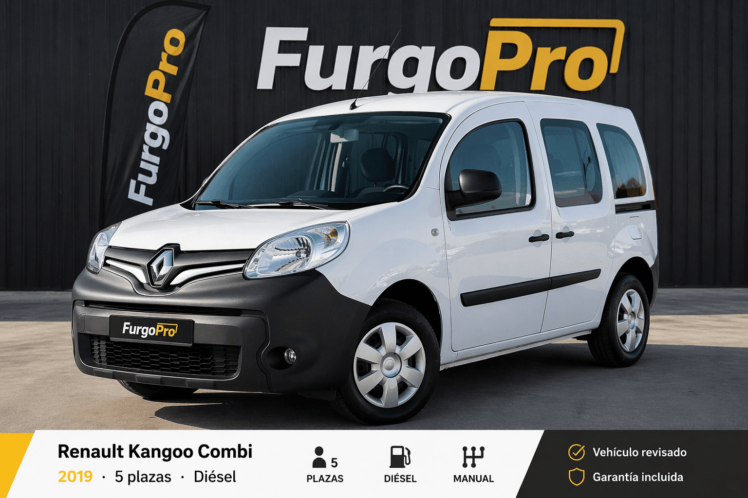 renault kangoo combi 2019 de segunda mano en girona 5 plazas furgoneta versatil lista para trabajar