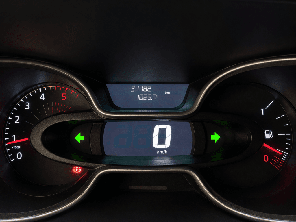 cuadro de instrumentos renault trafic mixta larga 6 plazas 2021 segunda mano en girona con kilometros y display digital en perfecto estado
