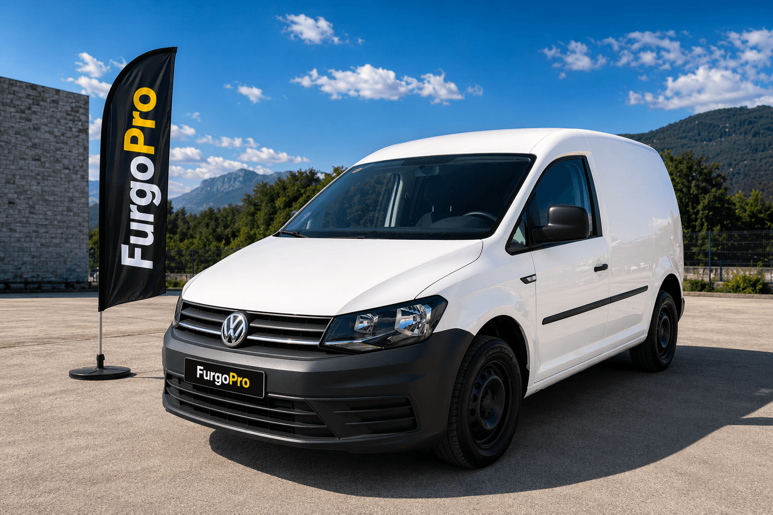 volkswagen caddy tracción 4 ruedas 122cv blanca de segunda mano en girona  listo para trabajar
