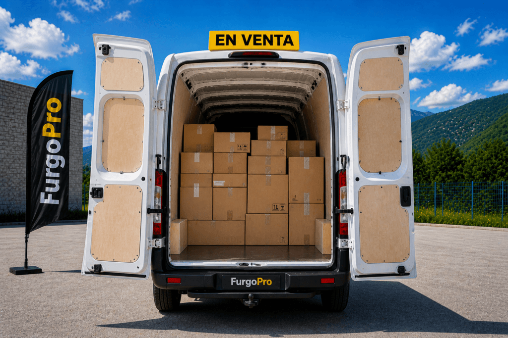 peugeot boxer furgon 3 plazas grande llena de cajas  de segunda mano en venta girona