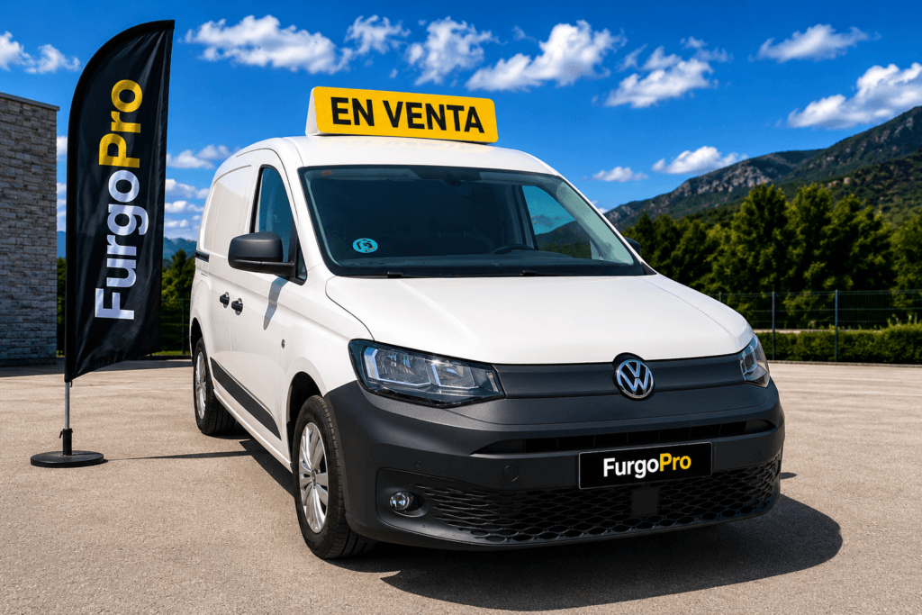 Volkswagen Caddy Cargo 2.0 TDI 122 CV 4Motion · 2022 · 60.257 km · Diésel segunda mano lista para trabajar FurgoPro