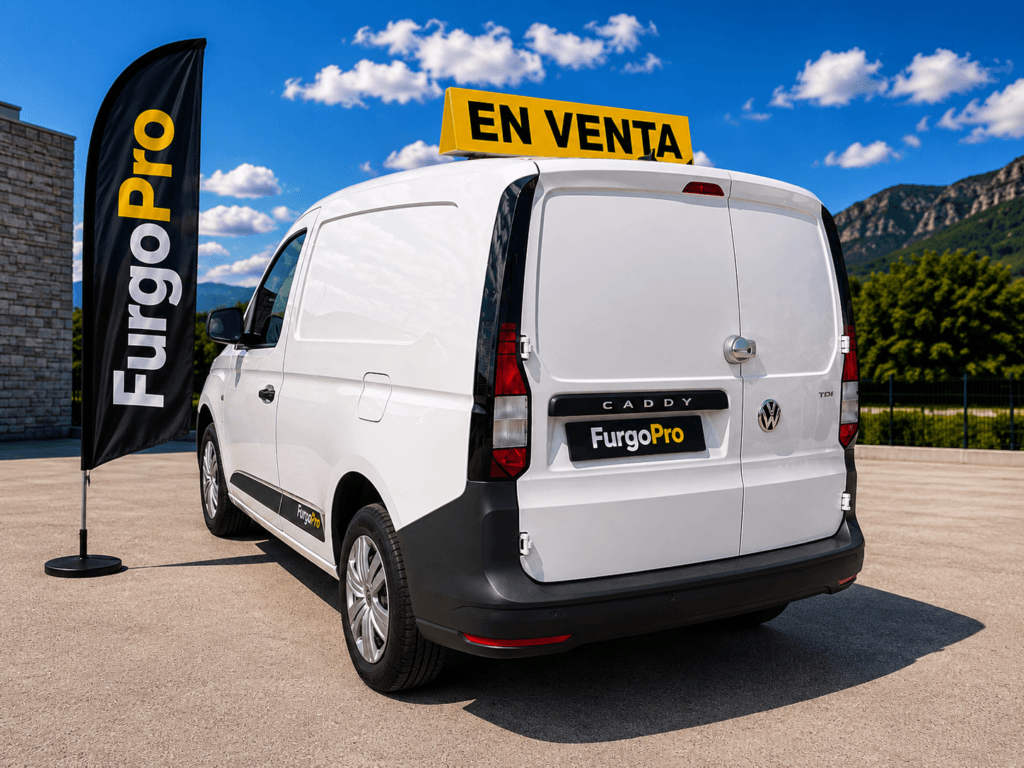 Volkswagen Caddy Cargo 2.0 TDI 122 CV 4Motion · 2022 · 60.257 km · Diésel segunda mano lista para trabajar FurgoPro