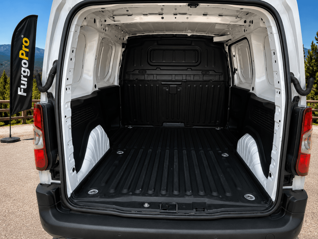 Zona de carga vacía Citroën Berlingo Talla M furgoneta medidas