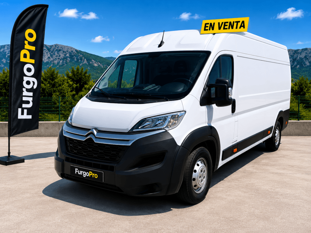Citroën Jumper BlueHDi 140 Furgón 35 Heavy L4H2 de segunda mano · 2022 · 41.427 km · Diésel segunda mano lista para trabajar FurgoPro