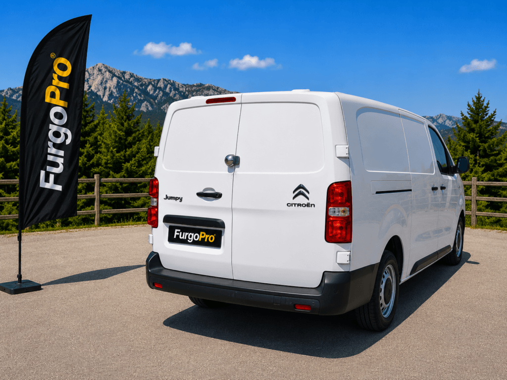Citroën Jumpy Furgon vista trasera pilotos furgón 2021