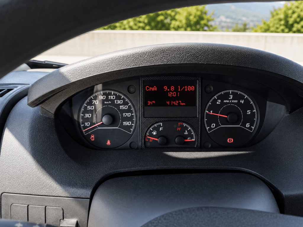 Cuadro de mandos Citroën Jumper kilometraje y testigos