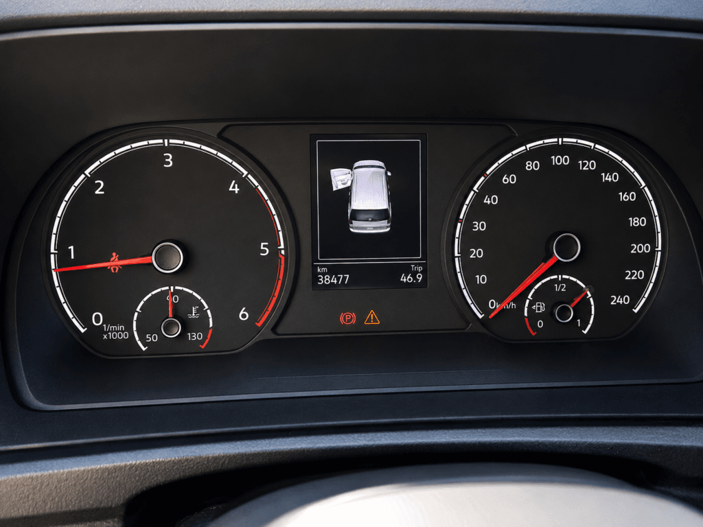 Cuadro de mandos Volkswagen Caddy Origin 2.0 TDI 122 CV 2021 con 38.477 km de segunda mano en Girona

