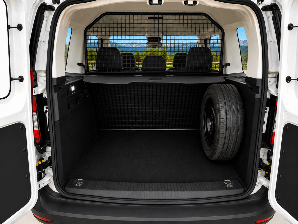 Volkswagen Caddy puertas traseras abiertas furgoneta usada
