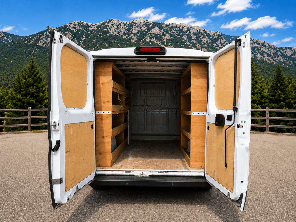 Zona de carga vacía Citroën Jumper L1H1 furgón medidas