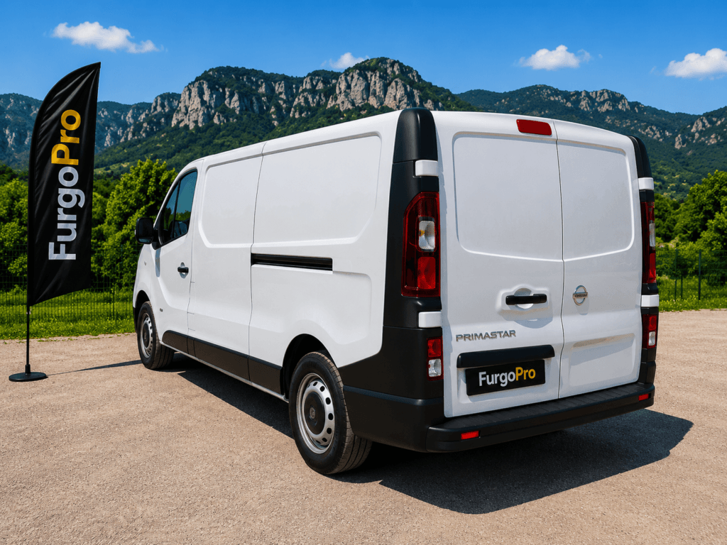 Nissan Primastar puertas traseras abiertas furgoneta usad