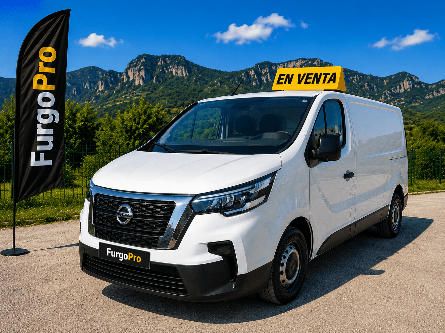 Nissan Primastar L2H1 2.0 dCi 110CV vista frontal pocos kilómetros
