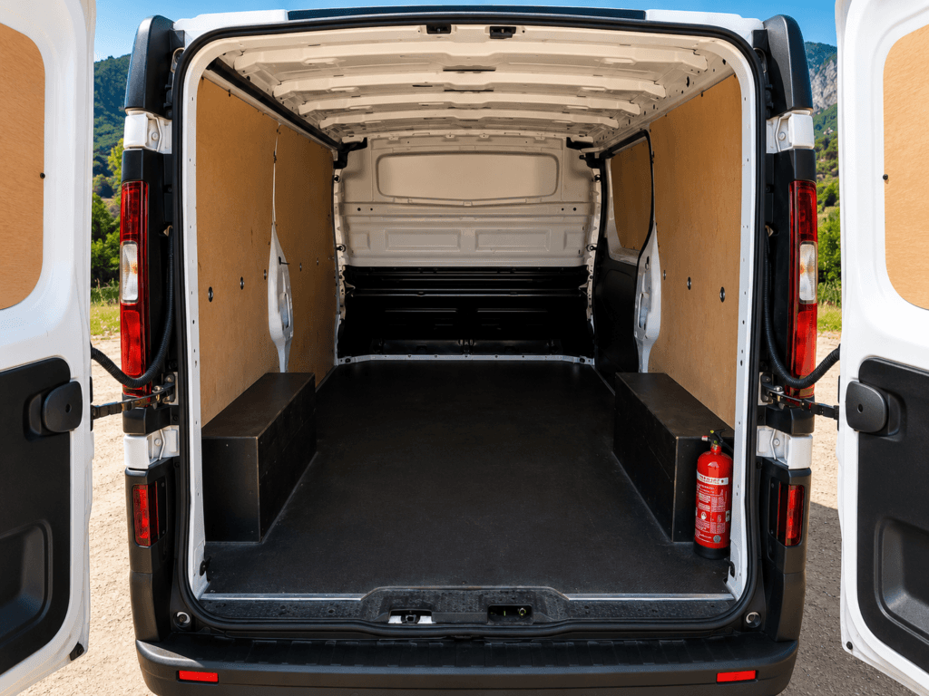 Zona de carga vacía Nissan Primastar L2H1 1.2T furgoneta medidas