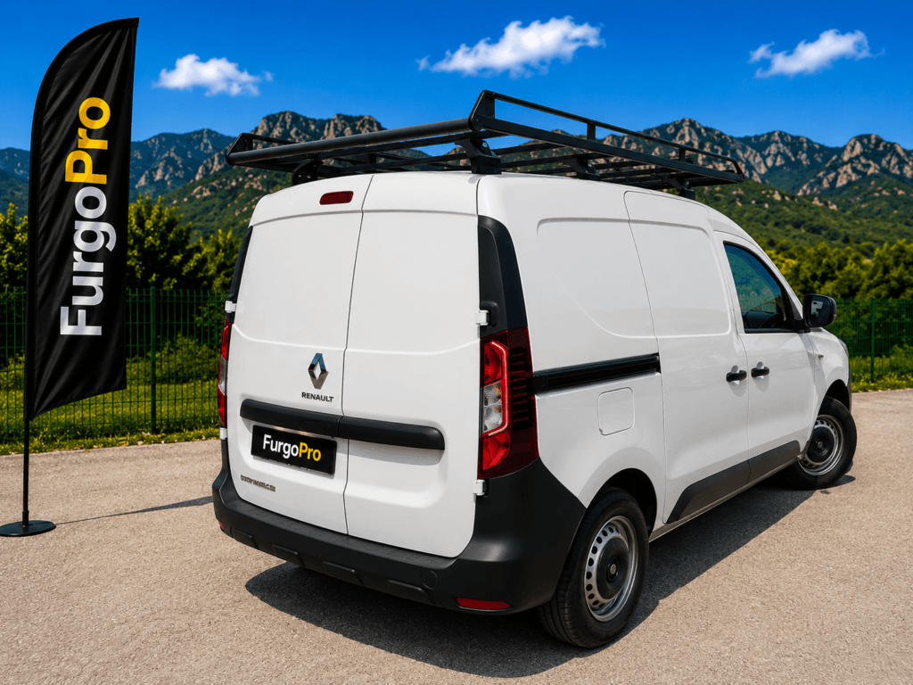 Renault Express lateral derecho carrocería blanco 61772km 