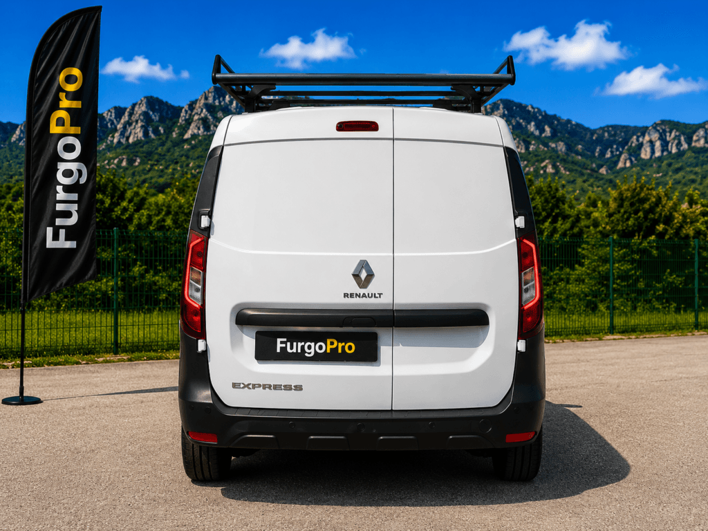 Renault Express vista trasera pilotos furgoneta segunda mano
