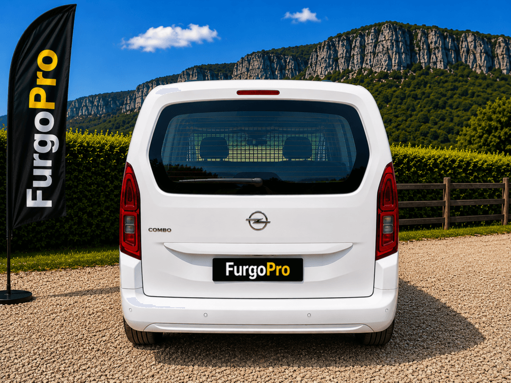 Opel Combo Cargo vista trasera pilotos furgoneta 2022