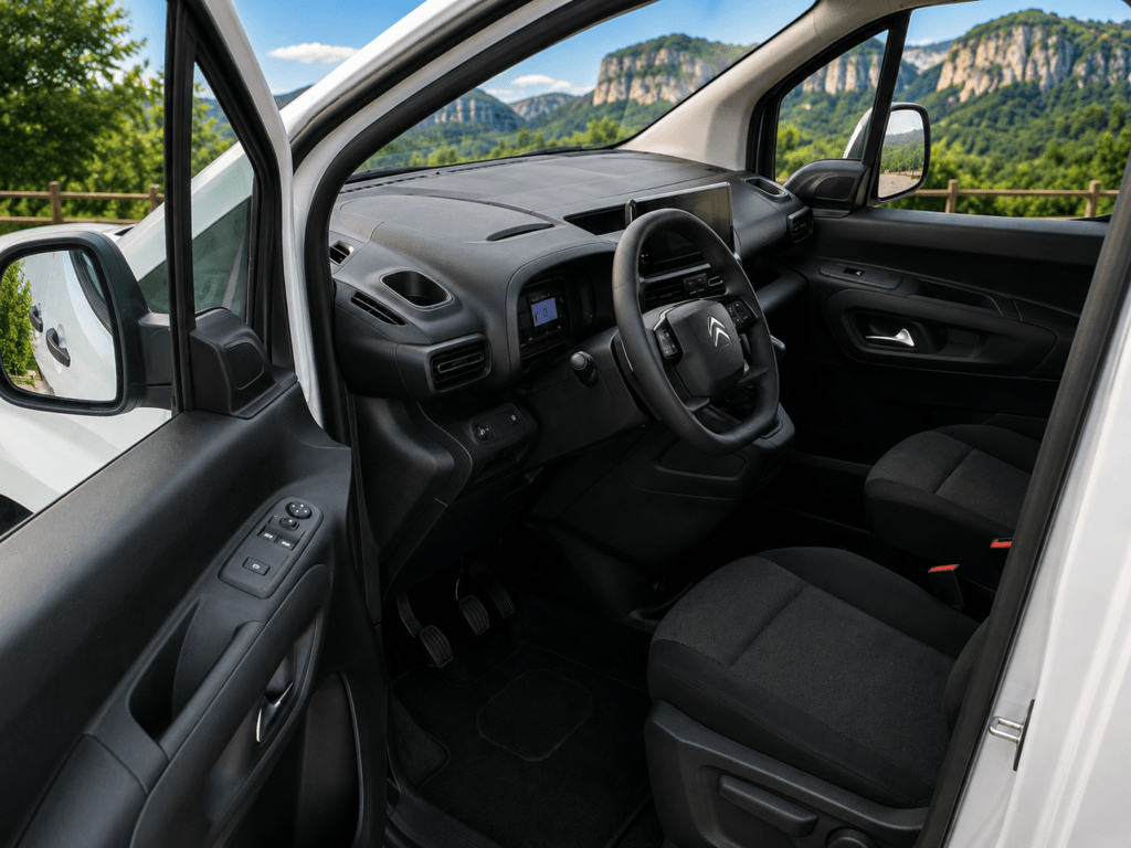 citroën berlingo van del 2025 asientos y zona interior