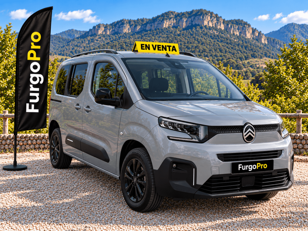Citroën Berlingo Combi BlueHDi 100 Talla M Plus gris metalizado vista lateral
