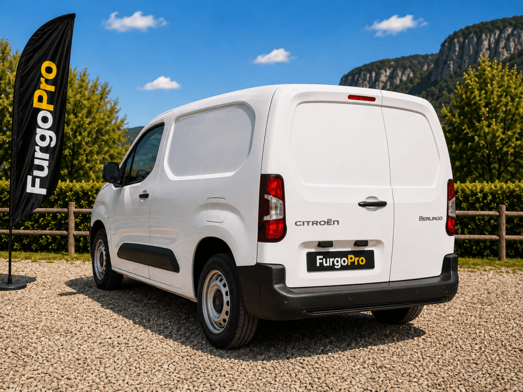 Citroën Berlingo Van del 2025 con 35km vista lateral y trasera