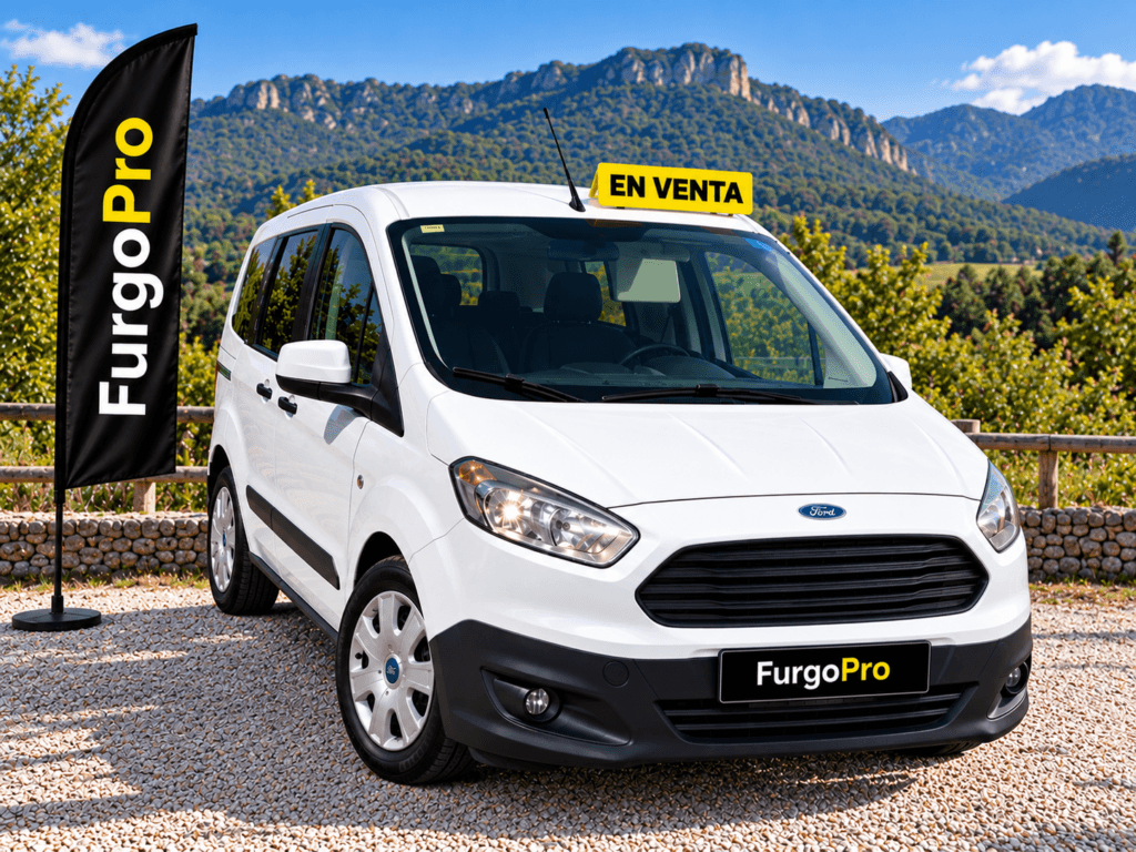 Ford transit courier kombi de segunda mano con muy pocos kilometros