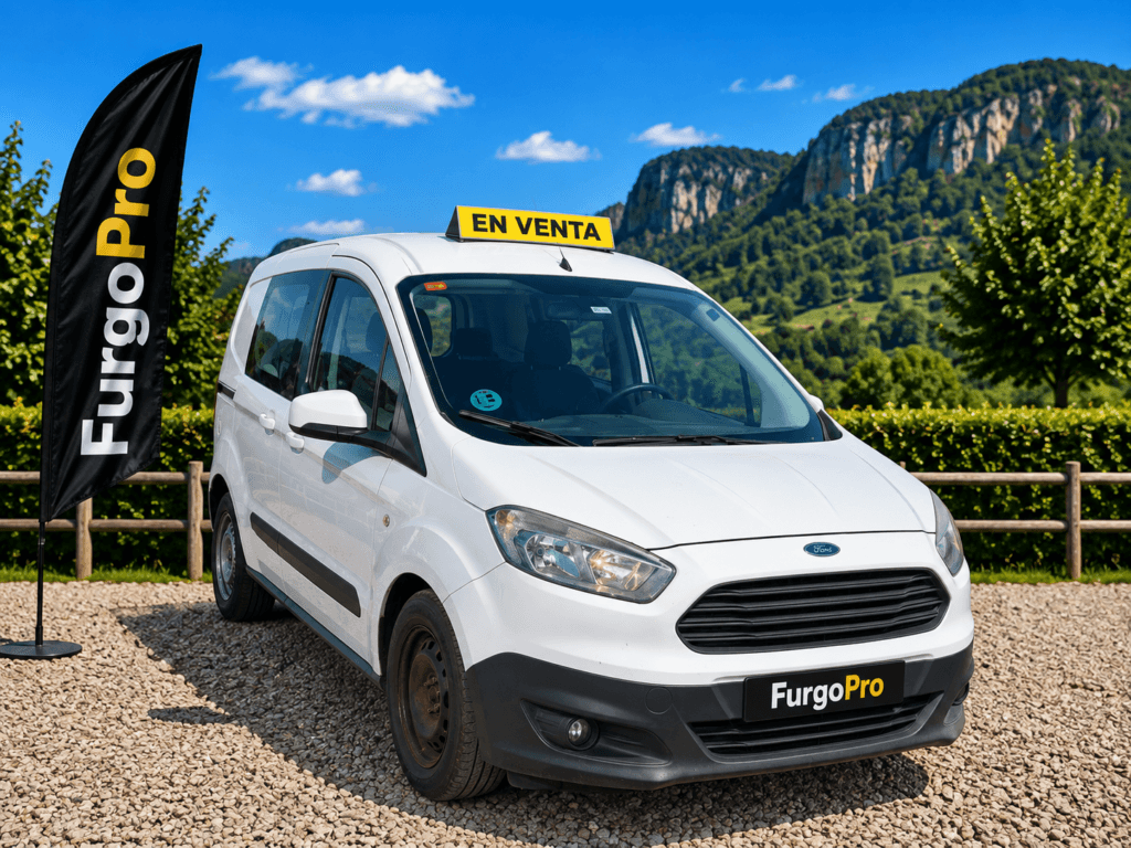 Ford Transit Courier Kombi puerta lateral corredera abierta usado
