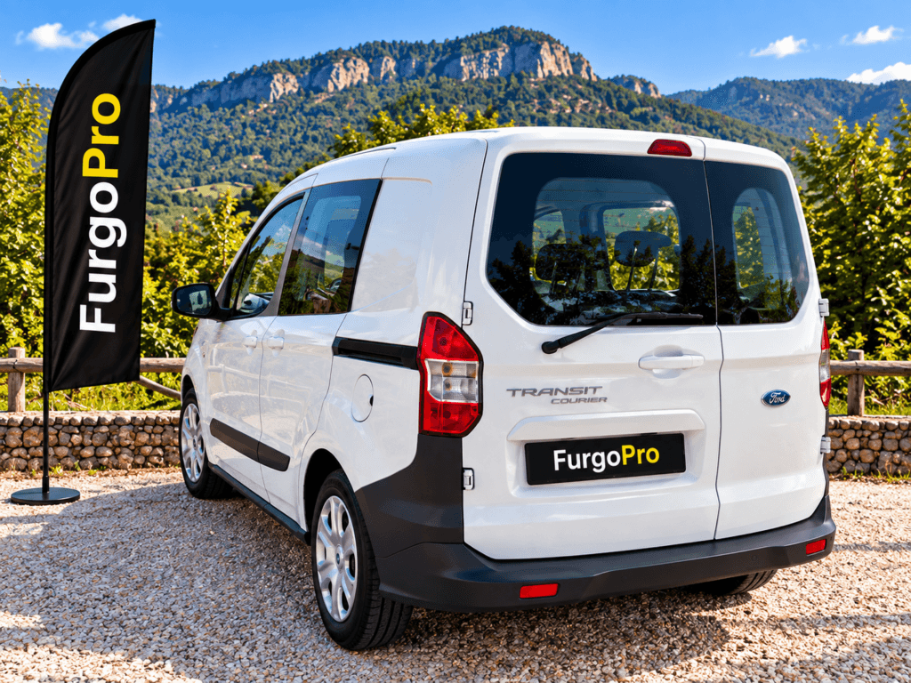 Ford transit courier Kombi 2018 vista lateral izquierda