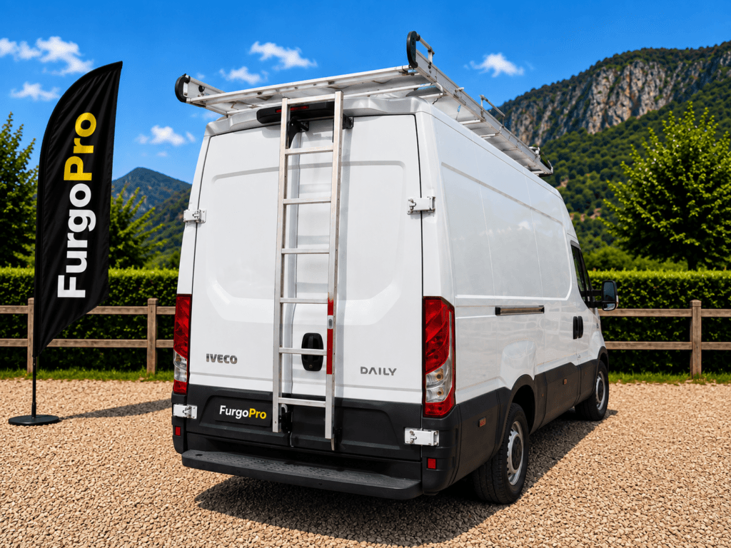 Iveco Daily 35S16 vista trasera pilotos furgón 2022