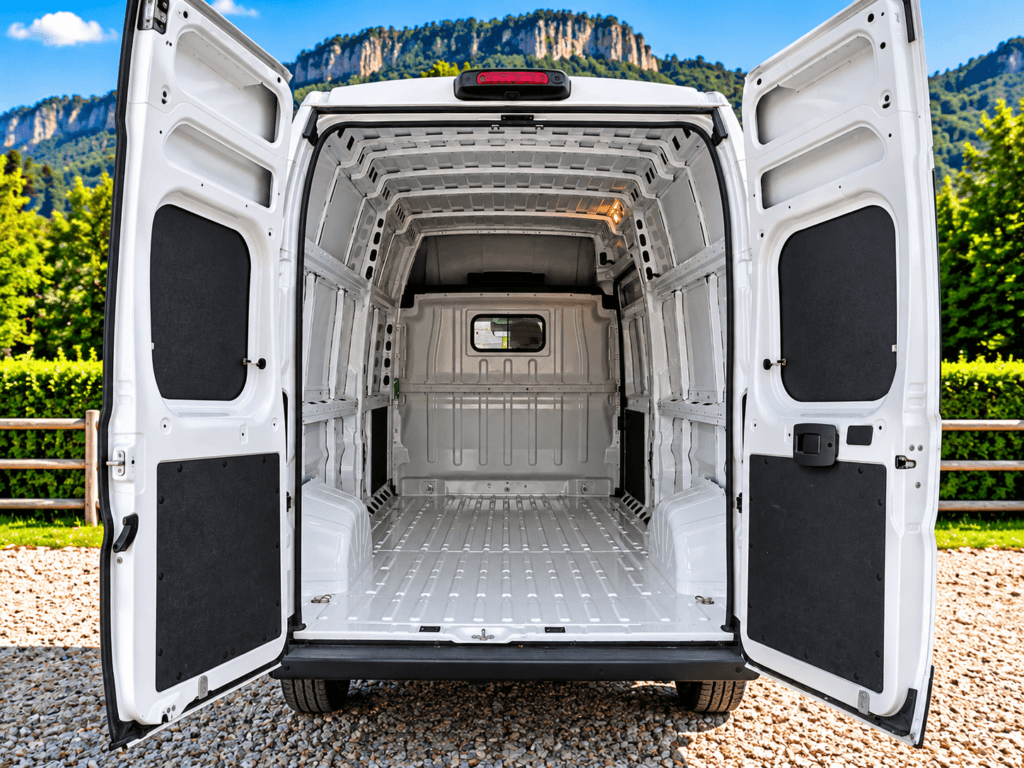 Zona de carga vacía Opel Movano L3H3 techo alto furgón medidas