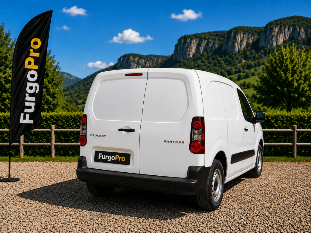 Peugeot Partner L1 diésel de ocasión vista trasera