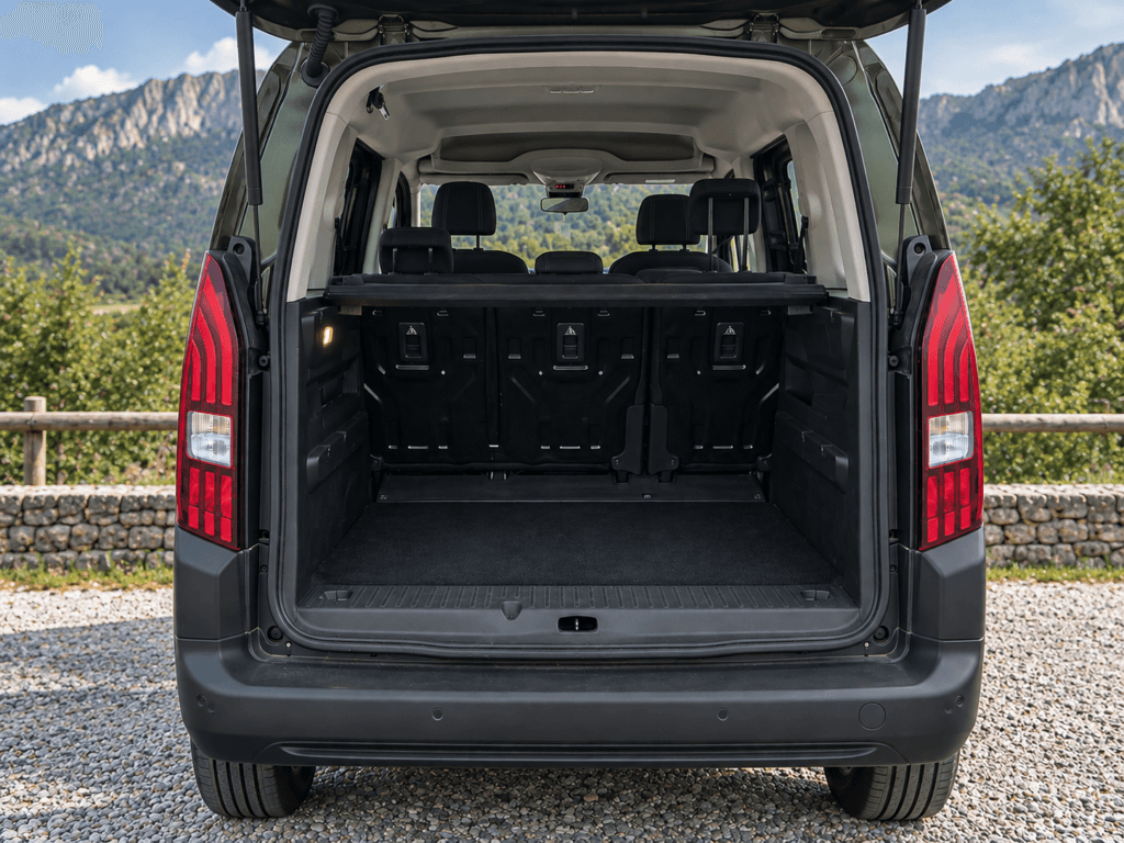 Maletero Peugeot Rifter Standard Allure espacio interior familiar 2025