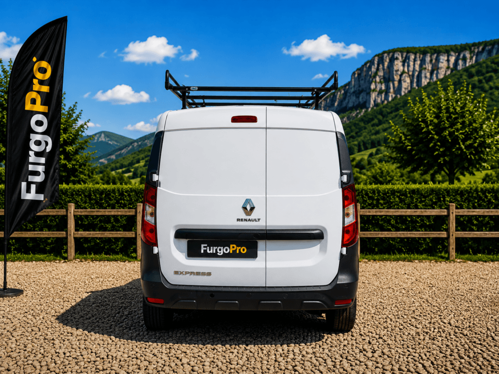 Renault Express furgón de ocasión 2022 vista trasera