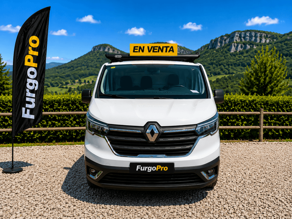 renault trafic furgon l1h1 con pocos kilómetros 58637 del 2022 vista frontal
