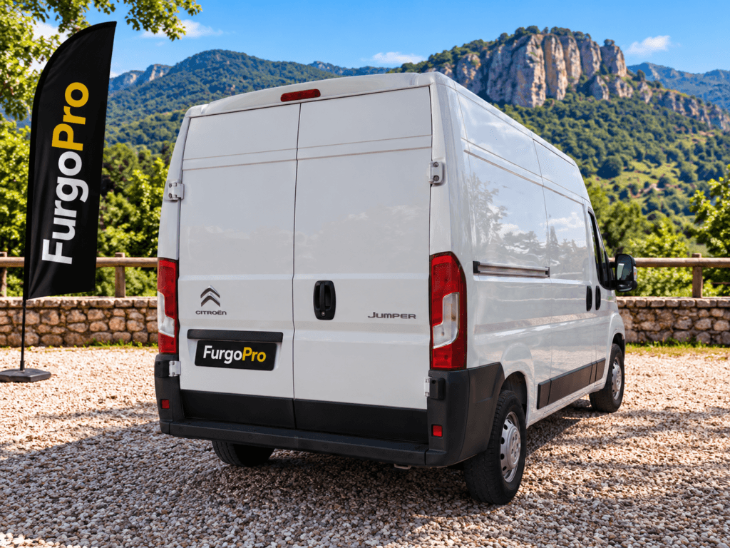 citroen jumper l2h2 de ocasion y la vista trasera